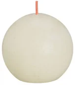 Świece - Bolsius Świeca kula rustykalna Shine 25H 7,6CM 3szt DELIKATNY PERŁOWY BOLSIUS3563 - miniaturka - grafika 1