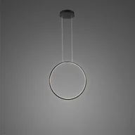 Lampy sufitowe - Altavola Design lampa wisząca Ledowe okręgi No 1 czarny in 4k 5902249036459 - miniaturka - grafika 1