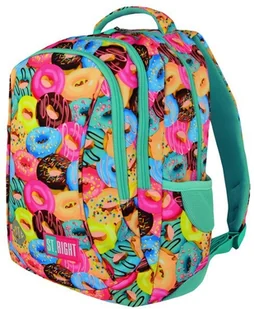 St. Majewski Plecak 3-komorowy Stright Donuts - Plecaki szkolne i tornistry - miniaturka - grafika 6