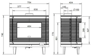 Invicta 868 888 838 DOSTAWA GRATIS! 86865689 Piec wolnostojący 9kW Kaori wylot spalin góra lub z tyłu kolor antracyt) 65689-uniw - Piece wolnostojące - miniaturka - grafika 2