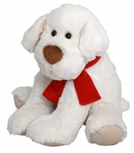 Maskotki i pluszaki - Beppe Pies Ricco 28 cm biały z kokardą - miniaturka - grafika 1