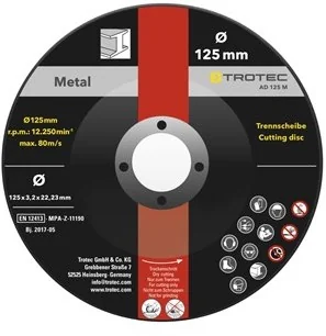 TROTEC Zestaw tarcz tnących i ściernych w korzystnym 11-paku - Materiały ścierne - miniaturka - grafika 2