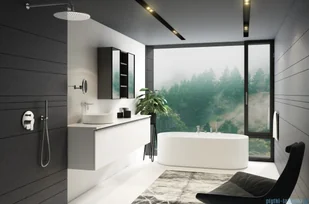 Kohlman Proxima wannowa chrom QB244P | - Baterie wannowe i prysznicowe - miniaturka - grafika 4