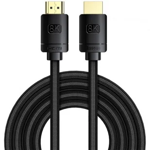 Baseus Baseus kabel HDMI 2.1 8K 60 Hz 48 Gbps / 4K 120 Hz / 2K 144 Hz 3D eARC QMS Dynamic HDR VRR ALLM 3 m czarny (CAKGQ-L01) CAKGQ-L01 - Kable komputerowe i do monitorów Baseus Baseus kabel HDMI 2.1 8K 60 Hz 48 Gbps / 4K 120 Hz / 2K 144 Hz 3D eARC QMS Dynamic HDR VRR ALLM 3 m czarny (CAKGQ-L01) CAKGQ-L01 - Kable komputerowe i do monitorów - miniaturka - grafika 2