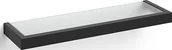 Półki łazienkowe - Zack Półka łazienkowa Linea 46,5 cm czarna 40574 - miniaturka - grafika 1