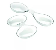 Tace i patery - Guzzini Glam/Vintage Komplet 2 Sztuk Tacek Na Przystawki Transparentny 35,0x22,0x5,5 - miniaturka - grafika 1