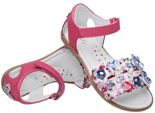 Bartek Sandałki dla dziewczynki 16168-92X Różowe Sandały na rzepy 27700 - Buty dla dziewczynek - miniaturka - grafika 4
