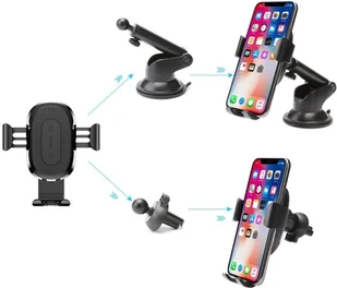 Baseus Uchwyt WXYL-A01 Czarny - Uchwyty samochodowe do telefonów - miniaturka - grafika 18