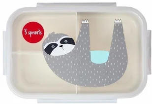 3 Sprouts, Lunchbox Bento, Leniwiec Grey - Lunch boxy - miniaturka - grafika 2