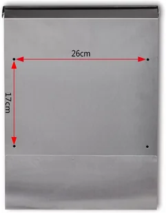 vidaXL Skrzynka na listy ze stali nierdzewnej vidaXL - Skrzynki na listy - miniaturka - grafika 5