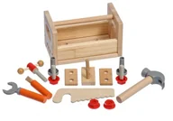 Mały majsterkowicz - Lucy & Leo Skrzyneczka z narzędziami 2w1 - stolik majsterkowicza LL182 - miniaturka - grafika 1