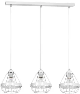 Milagro LAMPA wisząca CAGE 682 metalowa OPRAWA listwa ZWIS druciane klatki loft szare 682 - Lampy sufitowe - miniaturka - grafika 2