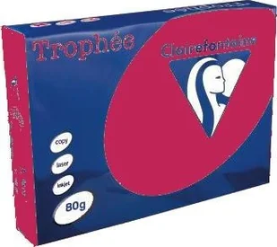 Clairefontaine 30991 papier tusz do drukarki atramentowej InkJet, czerwony 1016 - Papier do drukarek - miniaturka - grafika 2