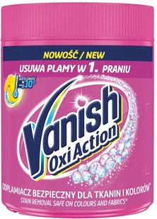 Vanish Oxi Action odplamiacz do tkanin w proszku 470g - Środki do prania - miniaturka - grafika 2