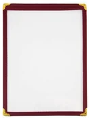 Wyposażenie lokali gastronomicznych - Olympia Uchwyt na menu A5 | bordowy | różne modele 94 - miniaturka - grafika 1