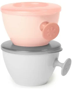 Skip Hop Zestaw misek Easy-Grab Grey/Soft Coral - Pojemniki kuchenne - miniaturka - grafika 2