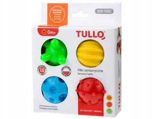 Piłki Sensoryczne Jeżyki Faktury Zestaw 4SZT Tullo - Zabawki sensoryczne - miniaturka - grafika 30