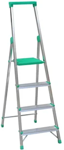 Drabex 996 99674665 Drabina wolnostojąca 6 stopniowa z półką i haczykiem wysokość robocza 3,29m) 74665-uniw - Drabiny - miniaturka - grafika 4