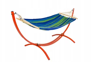 Spokey Hamak Bench Green - Fotele ogrodowe wiszące - miniaturka - grafika 49