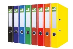 Q-CONNECT segregator Hero, PP, A4/55mm, żółty KF15972 - Segregatory - miniaturka - grafika 3