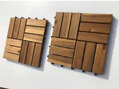 Podesty i deski tarasowe - 4IQgroup 4IQ Podest tarasowy akacja 30x30x2,4cm - miniaturka - grafika 1