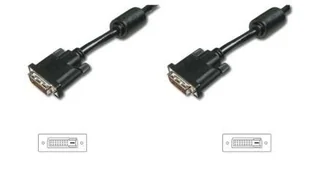 Assmann Kabel połączeniowy DVI-D(24+1) 2xferryt 3m czarny KKA5KUDV0530 [1352953] - Kable komputerowe i do monitorów - miniaturka - grafika 2