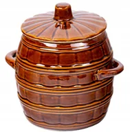 Beczki - Garnek Beczka Kiszenia Smalec Kamionka Q15 3,2l - miniaturka - grafika 1