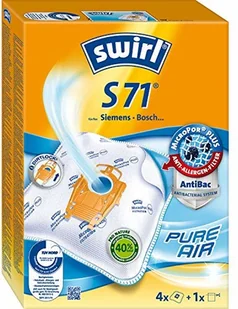 Swirl S 71 Airspace Micropor Plus Worki Do Odkurzacza Siemens I Bosh z Filtrem Antyalergicznym, 4 Sztuki, Biały 203709 - Worki do odkurzaczy Swirl S 71 Airspace Micropor Plus Worki Do Odkurzacza Siemens I Bosh z Filtrem Antyalergicznym, 4 Sztuki, Biały 203709 - Worki do odkurzaczy - miniaturka - grafika 1