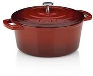 Naczynia żaroodporne - Kela Calidao naczynie do pieczenia z pokrywką, żeliwo, powłoka emaliowana, przeznaczony do płyt indukcyjnych 11948 - miniaturka - grafika 1