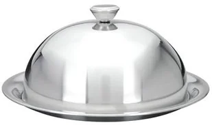 Taca-talerz z pokrywą, srebrny, 16x30,5 cm - Talerze - miniaturka - grafika 2