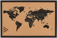 Tablice i flipcharty - Zeller Tablica korkowa na notatki World 60x40 cm ZELLER B01D1YQEDS - miniaturka - grafika 1