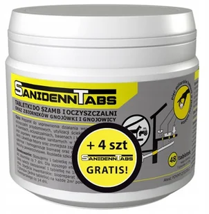 Biobakt SANIDENN TABS 48 Tabletki do oczyszczalni i szamb - Szamba i oczyszczalnie ścieków - miniaturka - grafika 2