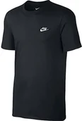 Piłka nożna - Nike M NSW Tee Club embrd FTRA T-Shirt, dla mężczyzn, czarny, L 827021-011 - miniaturka - grafika 1