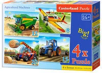 Castorland 4x1 Puzzle 8-12-15-20 Agricultural Machines - Puzzle - miniaturka - grafika 3