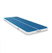 Maty do ćwiczeń - GYMREX Nadmuchiwana mata gimnastyczna Airtrack - 600 x 200 x 20 cm - niebiesko-biała  10230115 GR-ATM9 - miniaturka - grafika 1