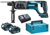 Młoty udarowe - Makita Młotowiertarka z opcją kucia 2x 5.0Ah DHR241RTJ - miniaturka - grafika 1