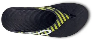 Oofos Klapki regeneracyjne OOriginal Sport Black Yellow Stripes - Klapki i japonki męskie - miniaturka - grafika 5
