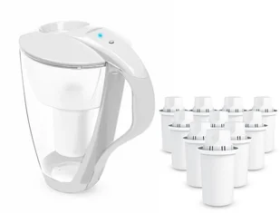 DAFI Dzbanek Szklany Led Crystal +3 Wkłady Classic - Uzdatniacze wody - miniaturka - grafika 5