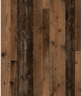 FMD Mobel FMD Szafka pod umywalkę, 2 drzwiczek, matera, postarzane ciemne drewno - Szafki łazienkowe - miniaturka - grafika 3