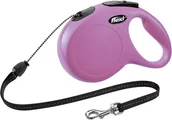 Smycze dla psów - Flexi Roll-Leine New Classic M Seil 8 M Pink Für Hunde Bis Max. 20 Kg - miniaturka - grafika 1