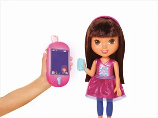 Fisher Price Dora mówiąca i smartfon DXB81 - Lalki dla dziewczynek - miniaturka - grafika 4