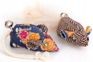 Zabawki dla kotów - Dingo Myszki Vintage II Zabawki Dla Kota 2 szt. - miniaturka - grafika 1