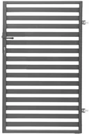 Ogrodzenia - Polbram steel group Furtka uniwersalna Steel Group Brava ocynk 0 9 x 1 2 m RAL 7016 F BRAVA 0,9X1,2 UN - miniaturka - grafika 1