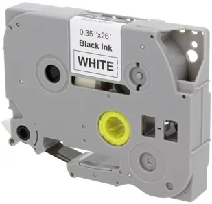 Brother Zamiennik taśmy TZE-221 9mm biała/czarny - Etykiety do drukarek - miniaturka - grafika 4