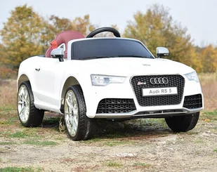 Super-Toys   AUDI RS 5 TRZY SILNIKI, FUNKCJA BUJANIA,MIĘKKIE KOŁA, MIĘKKIE SIEDZENIE, MOCNY/RS5 AUDI-RS-5-CZERWONE - Pojazdy elektryczne dla dzieci - miniaturka - grafika 9