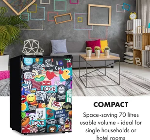 Lodówka Klarstein HEA14-CoolVibe-70L - Lodówki - miniaturka - grafika 2