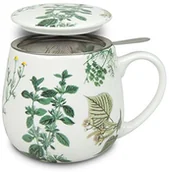 Serwisy do kawy i herbaty - Könitz 1151432135 zestaw do herbaty Tea for One filiżanka, porcelana, wielobarwny, 13.2 x 8.2 x 9.7 cm 1151432135 - miniaturka - grafika 1