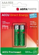 Baterie i akcesoria - AgfaPhoto Akumulator Direct Energy AAA R03 950mAh 2szt 70129 - miniaturka - grafika 1