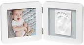 Ramki na zdjęcia - Baby Art 3601097100 My Baby Touch Print Frame, Essentials, podwójna ramka na zdjęcia zaokrąglona, z nadrukiem gipsowym do samodzielnego wykonania, wielokolorowa - miniaturka - grafika 1