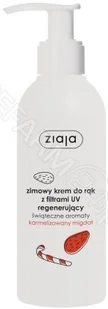 ZIAJA Ziaja zimowy krem regenerujący do rąk z filtrami UV karmelizowany migdał 200 ml 7068252 - Balsamy i kremy do ciała - miniaturka - grafika 2